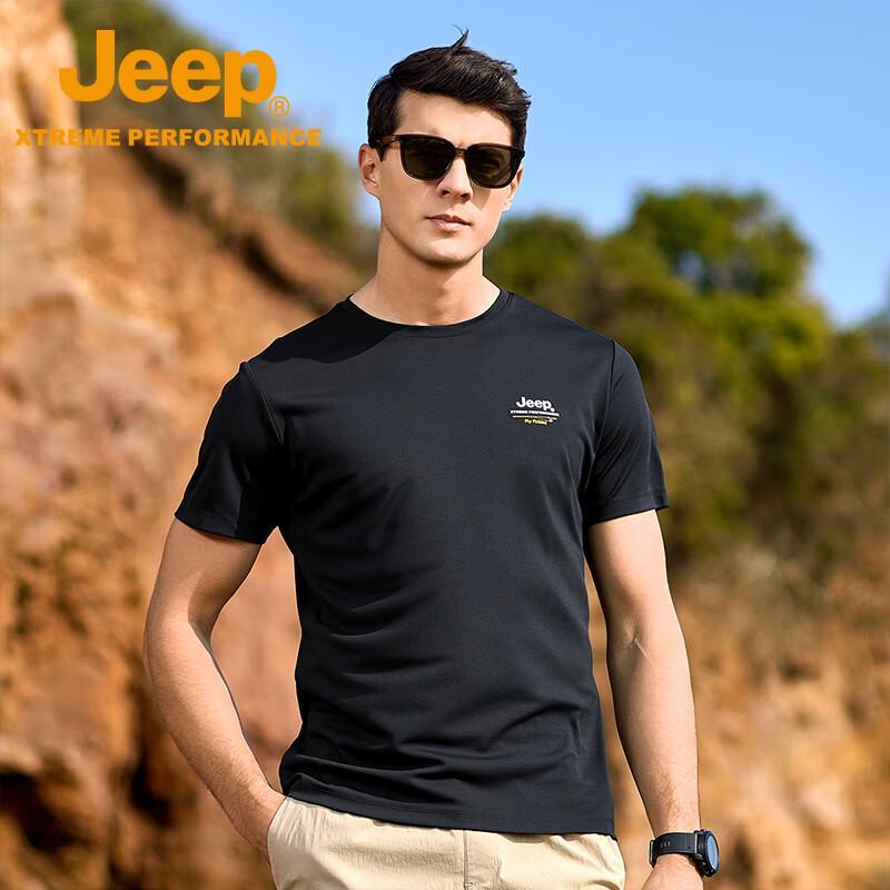 Jeep Men's Quick-Dry Outdoor Performance T-Shirt