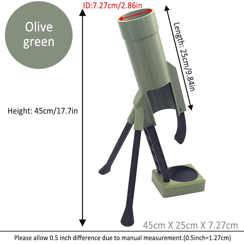 

Mortar Style Beer Bottle Opener Creative Cap Launcher 330/500ML Eco-Friendly Bar Decor for Men Dad Camping Travel