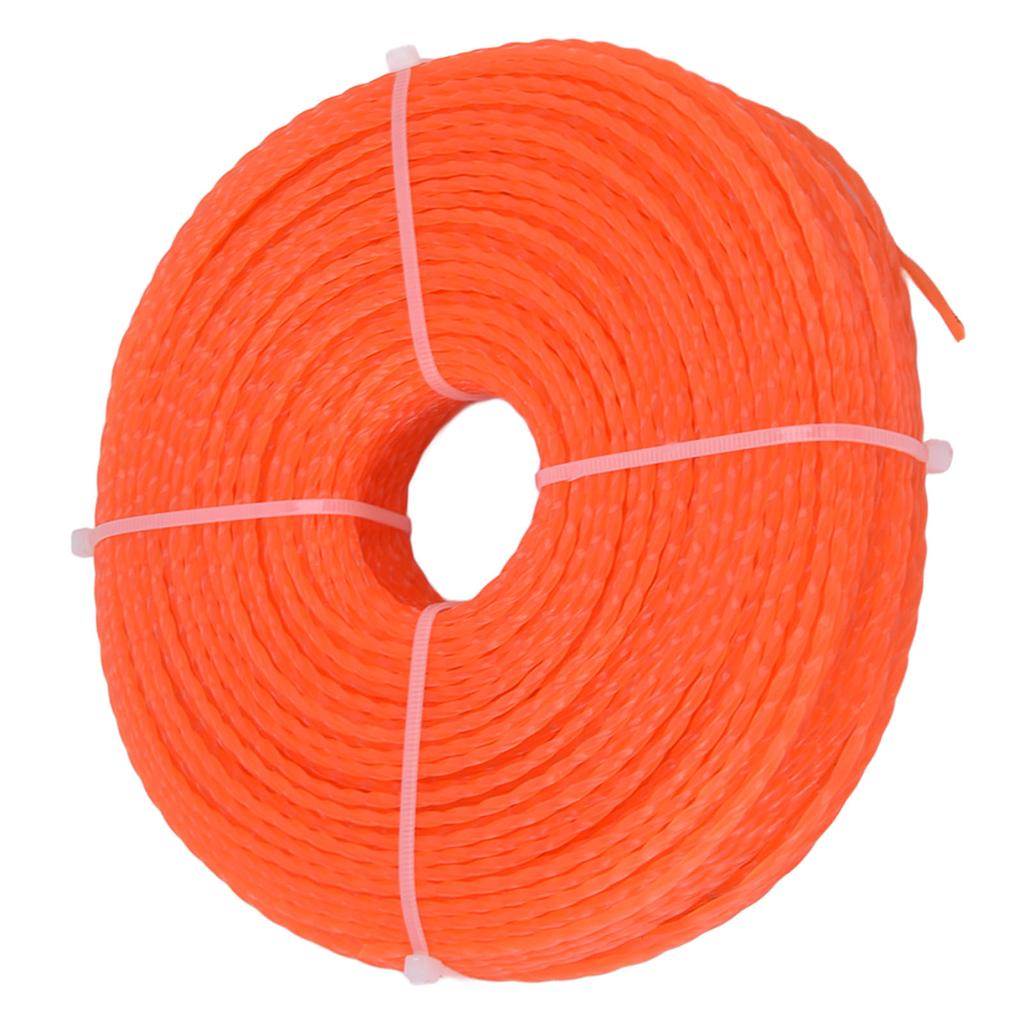 Nylon-Trimmerschnur, 2,7 mm, 100 m, gedrehter Trimmerfaden für Hochleistungs-Rasenmäherschneider