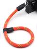 INPON Hand Strap with Metal Ring and Ring Orange and Wire Diameter Cover, Green, 9.5mm
