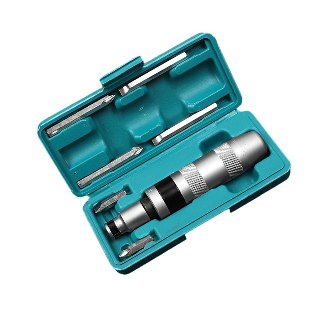 Impact Screwdriver Kit Detachable Head Reversible Direction For Auto Repair And DIY Steel Construction