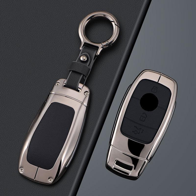 High-Grade Key Case for E300L, GLB220, C260L, GLE350, A200L Models - Male Shell Buckle Bag
