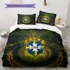 CBF Pattern Bedding Quilt Set  Home Decoration  Gift (1 * duvet cover + 2 * pillowcase  without core)