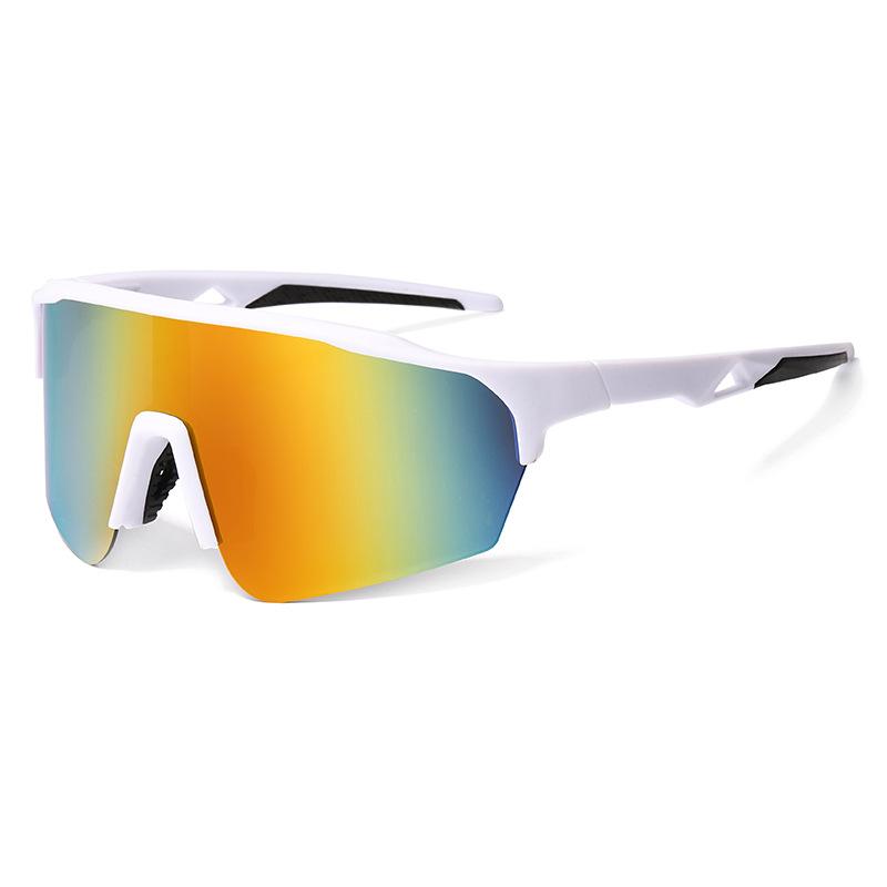 New Ski Sports Sunglasses Outdoor Cycling Sunglasses Integrated Bicycle Windshield Glasses YK9862