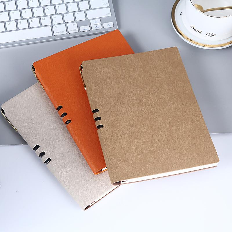 A5 Individuelles weiches Notizbuch aus hohlem Schafsleder mit Logo