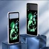 Anime Genshin Impact Case For Samsung Galaxy Z Flip 4 5G Transparent Hard Cell Phone Cover ZFlip Clear PC Luxury Shell Coque