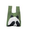 Gestrickte Handtasche im chinesischen Stil mit Riesenpanda – süße, gewebte Souvenir-Geschenktasche