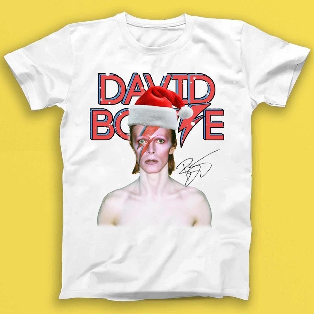 New David Bowie signature Christmas Gift Unisex S-5XL Shirt DO321 Unisex T-Shirt Graphic Tee XXXXL
