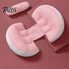 Hip Support Pregnancy Pillow with Adjustable Belly Wedge Travel-friendly Pregnant Removable Padding Ergonomic Design Abdomen Back Body Rapid Recovery