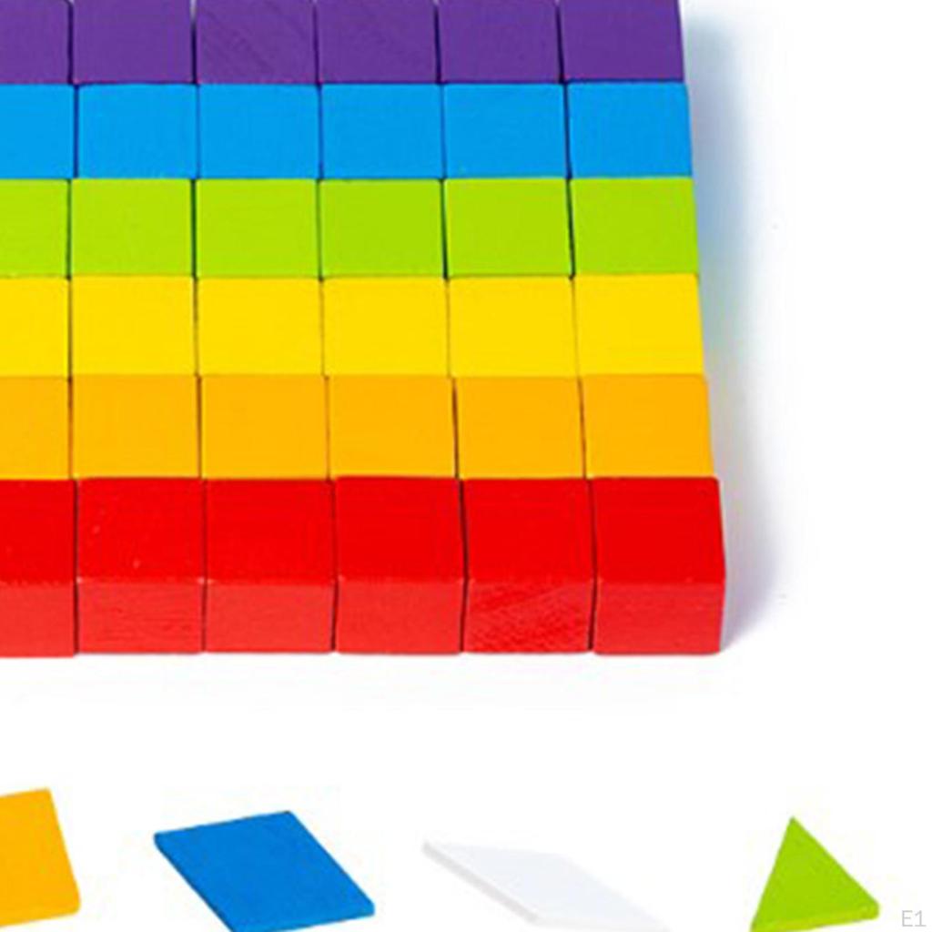 Mirror Imaging Puzzle Games Montessori Toys Space Imagination Blocks Early Educational for Age