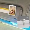 Acrylic Car Sun Visors Photo Holder Stand Tool Less Installation Magnetic Design Fit Most Vehicles Travel Memory Display