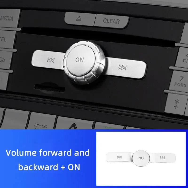 

Car Center Console CD Multimedia Buttons Decals Trim for Mercedes Benz A B Class GLA 250 CLA CLS GLE GLS W176 W246 X156 Stickers