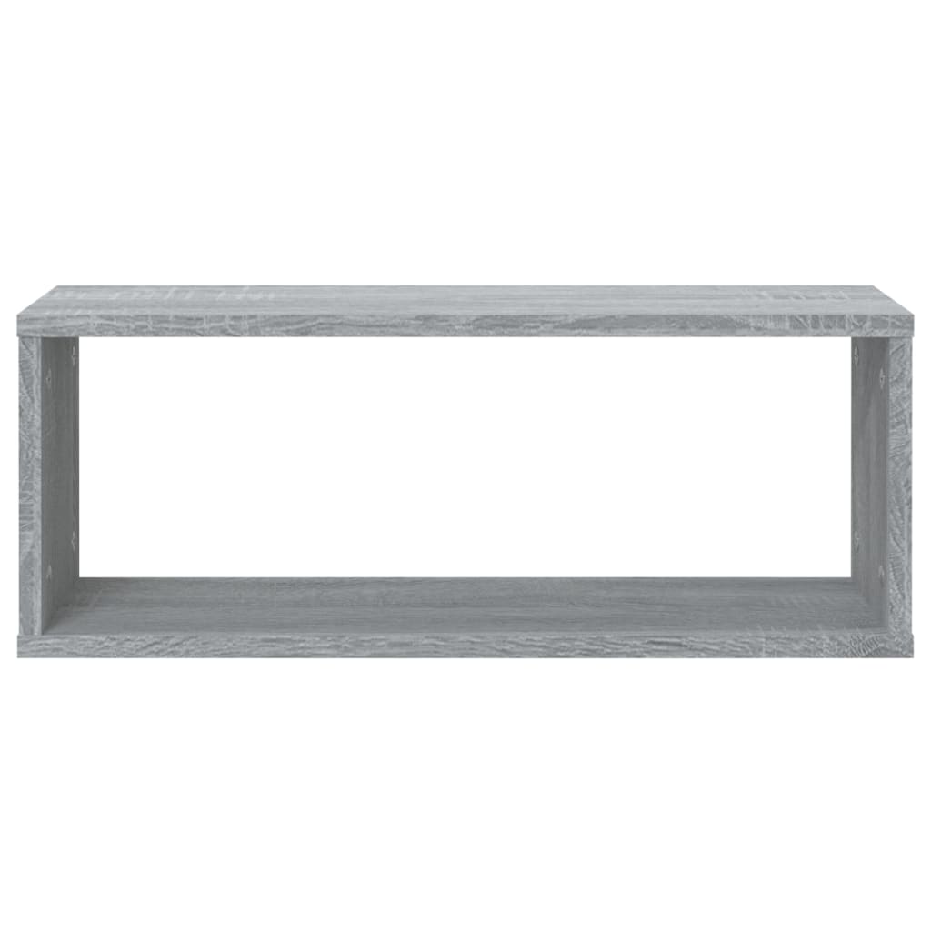 Cube Shelving Units 6 pcs Grey Sonoma 60 x 15 x 23 cm Particleboard
