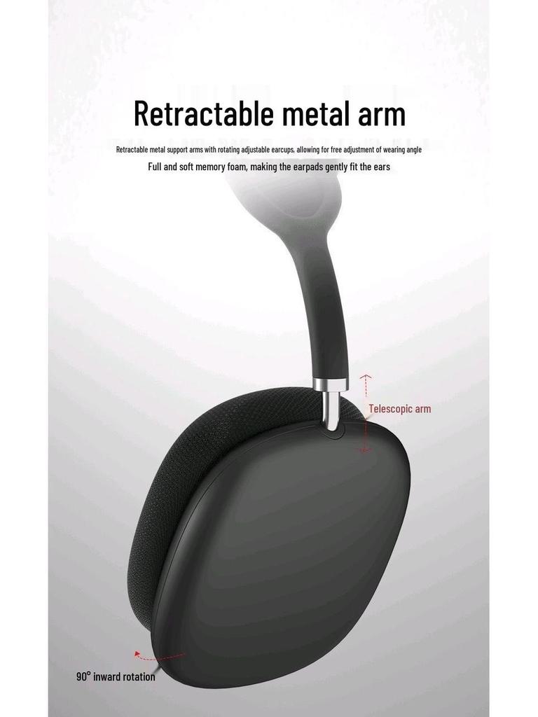 Huaqiangbei P9 Max Noise Cancelling Kabellose Bluetooth Over-Ear Kopfhörer für Apple