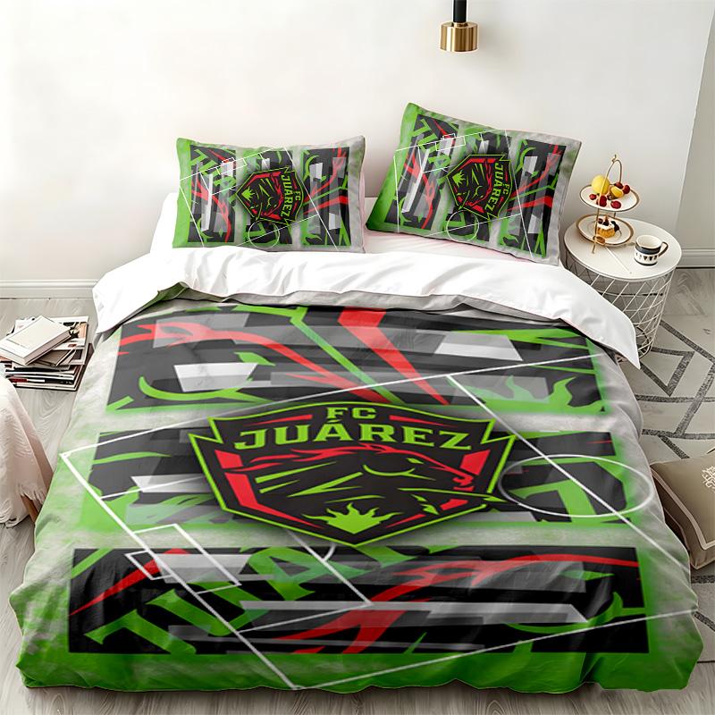 FC Juarez 3pc set Perfect for bedroom use Comfortable bedding set includes a duvet cover and two pillowcases Ideal birthday or Christmas gift