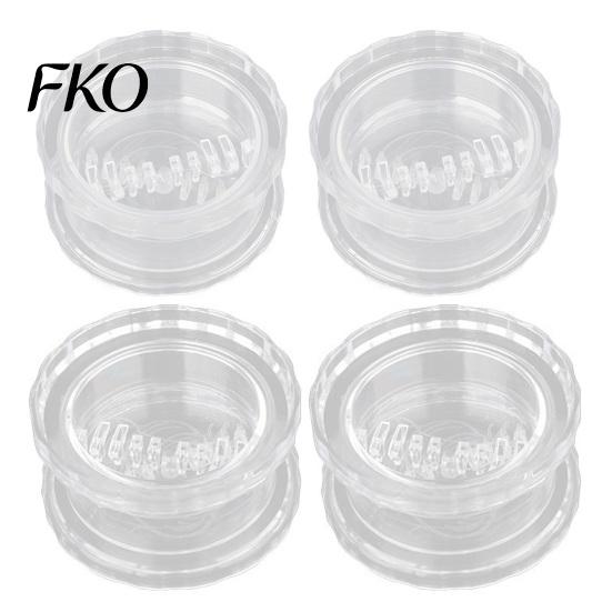 Hand Operated Garlic Press Mincer Tool, Multi-Purpose Manual Rotating Press, Bite-Teeth Crushing Clear Structure Masher, Transparent Easy