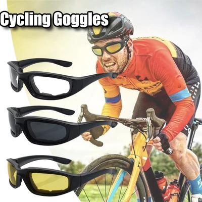 Cycling Goggles Tactical Hunting Shooting Dustproof Glasses Outdoor Cycling Cycling Motorcycle Windproof UV400 Anti-fog Glasses