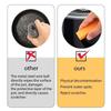 8*1.3* 2.5cm Reusable Scale Eraser/Anti-Scratch Mirror Faucet Rubber Brush/Multi-Purpose Kitchen Cookware Rust Removal Tool