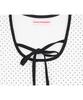 HIGH SCHOOL DISCO Puff Sleeve Dot Ribbon Short Sleeve T-Shirt White