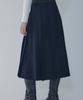 Bobeu Asymmetric Pleated Skirt_Charcoal 7156335003