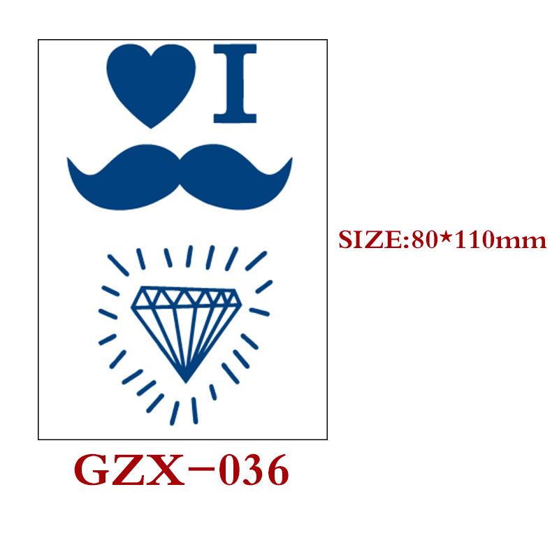 Herbal Semi-Permanent Tattoo Sticker, Semi-Permanent Tattoo Sticker, Waterproof, Sweat-Proof Tattoo