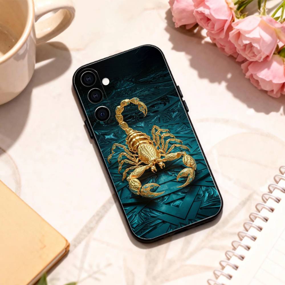 C-Cool S-Scorpion  phone Case For Samsung Galaxy A73,A72,A71,A70,A53,A52,A51,Others Soft Black Shell