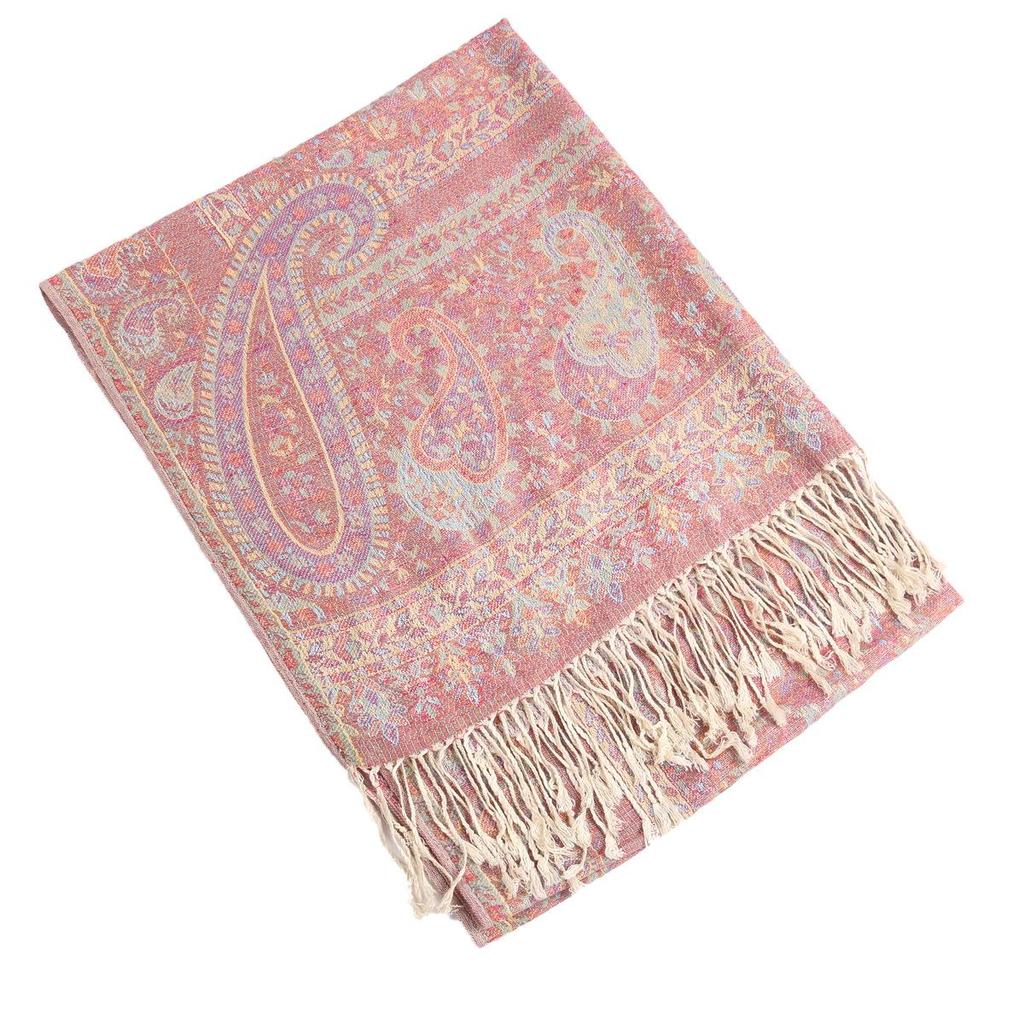 Classic Ethnic Paisley Tassel Scarf - Imitation Cashmere, Perfect for Autumn and Winter