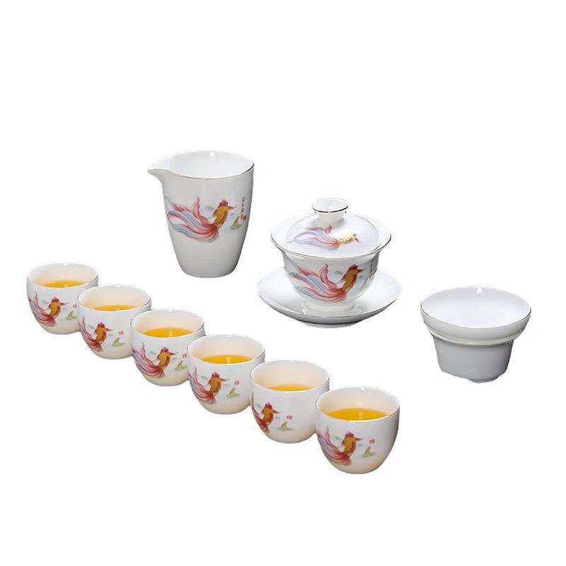 Yunyan Dehua White Porcelain Tea Set