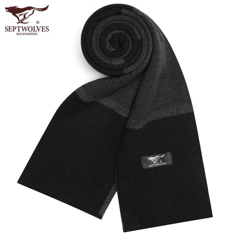 

Мужской зимний теплый шарф Septwolves