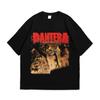Pantera Unisex Black Cotton T Shirt Casual Streetwear Grunge Style