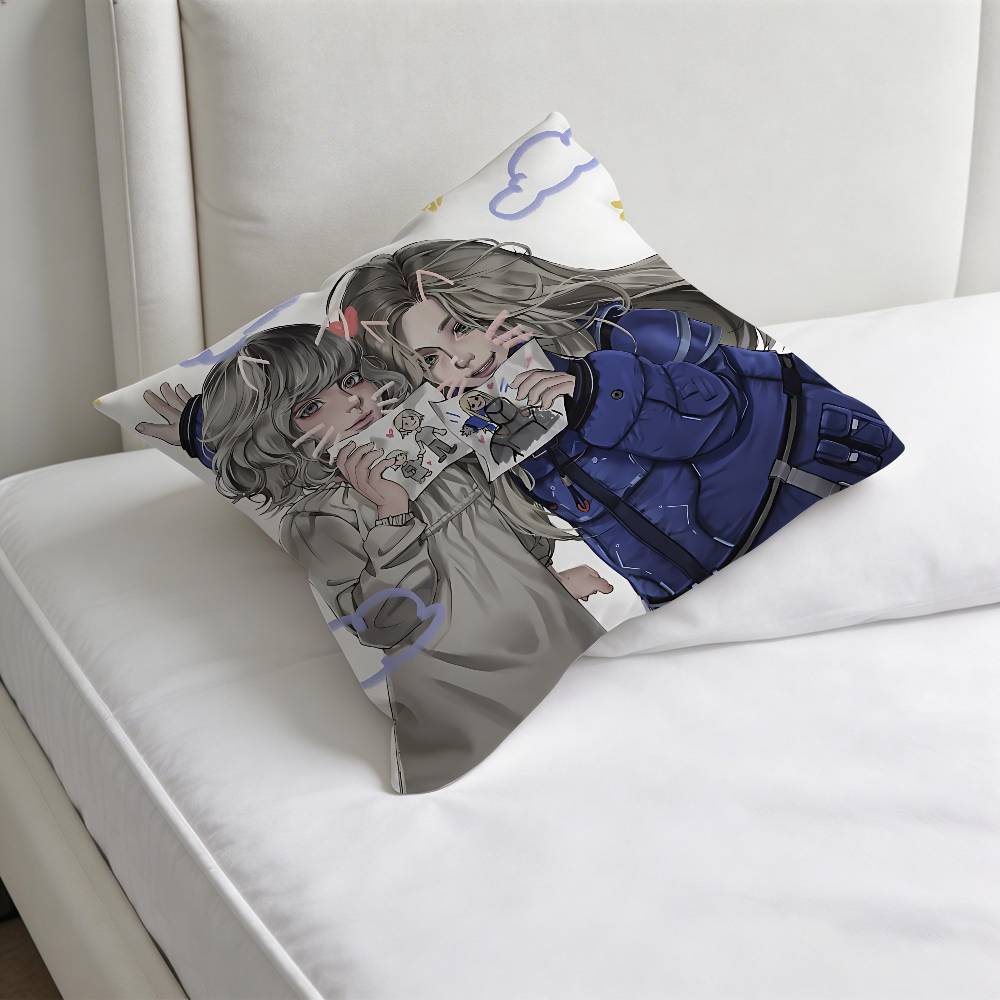 Hot PPRAGMATA Game Decorative Square Pillow Cover Modern Cushion Case for Living Room Bedroom