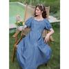 Women's Simple Slimming Short-Sleeve Denim Dress