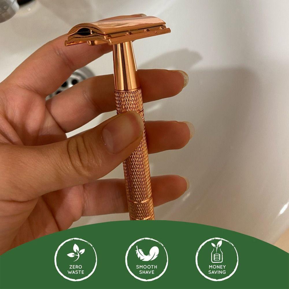 Tool 5 Shaving Blades Male Womens Manual Shaver Classic Men Shaving Safety Razor Double Edge Razor