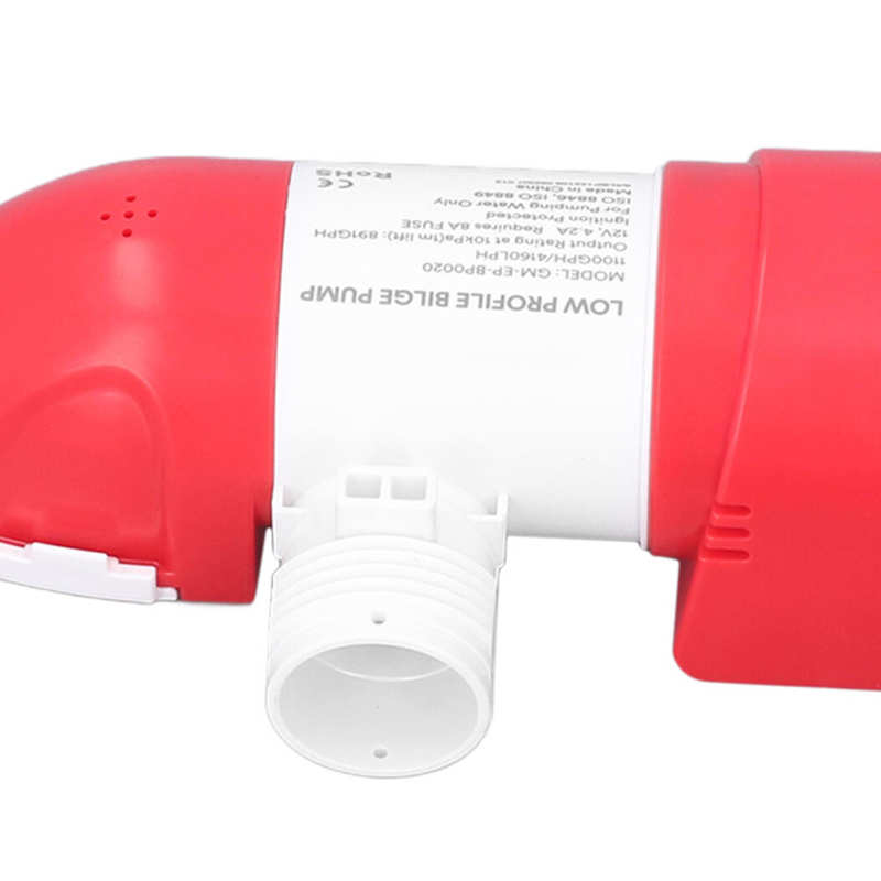 Pompa di sentina Water Sense Acciaio Inossidabile 1100GPH/4160LPH Pompa di sentina a basso profilo per barche per
