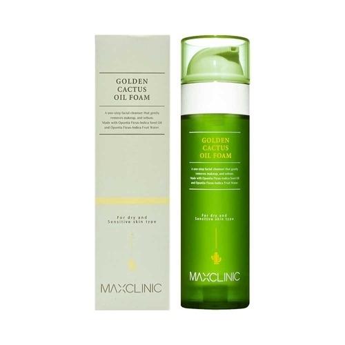 MAXCLINIC Oil Foam Cleansing Gold Caviar Large Capacity 110g (1 unit) Golden Cactus