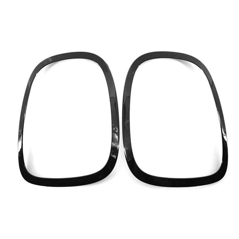 Font Rear Lamp Frame Headlight Trim Ring For BMW Mini Cooper F55 F56 F57 2014- Headlight Ring Bezel Trim Surround Cover