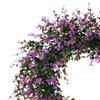 Lavender Wreaths for Front Door Floral Wreath Easy To Hang Decorative Garland 16 Inch for Porch Christmas Indoor Office Home