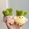 11cm Creative Mini Garlic Bird Plush Pendant Doll Toys  Anime Card Captor Doll Cute Soft Stuffed Keychain Kids Gift Decor