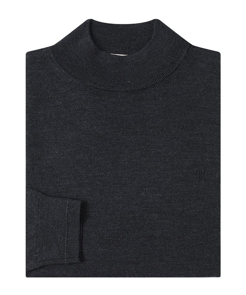 DAKS SHIRTS 100% Wool Turtleneck Knit Regular Fit Gray_Dlw3Swtn450G1