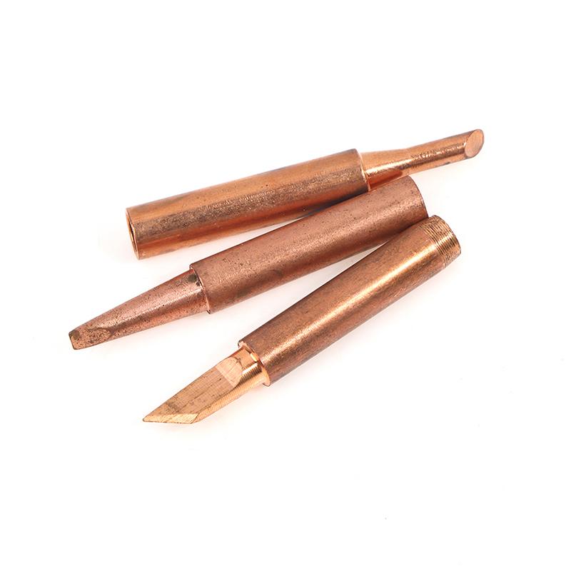 5Pcs Pure Copper Lead-Free 900M-T-K Soldering Iron Tip Soldering Iron Tip