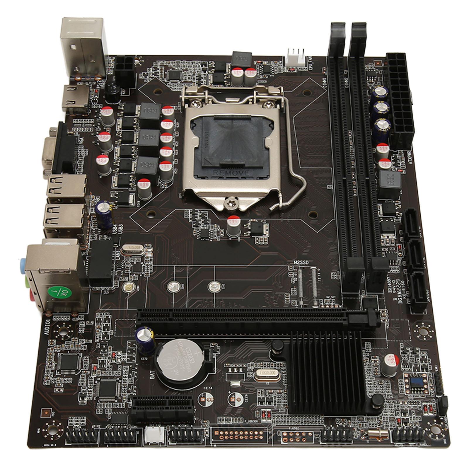 

Материнська плата H61A ATX LGA 1155 Pin Підтримка архітектури процесора VGA HD Мультимедійний інтерфейс для Intel