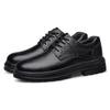 Men Genuine Leather Casual Shoes Lace Up Soft Sole Shoes Luxury Middle-aged Old Man Business Oxfords Shoes Big Size 49 50