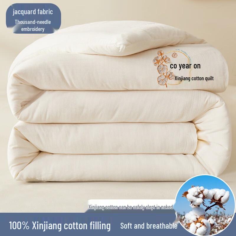 LISMa 100% Xinjiang Cotton Thickened Antibacterial Winter Quilt