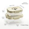 Plastic Sealed Preservation Box With Lid&Handle Stackable Meat Fresh-keeping Fruit Vegetable Storage Container Microwaveable