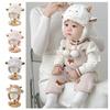Soft Cute Sheep Hat Kawaii Cartoon Beanie Caps Toddler's Sheep Plush Hat  Head Decor