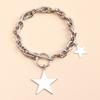 Collarbone Chain Temperament Simple Metal Five-pointed Star Necklace Bracelets