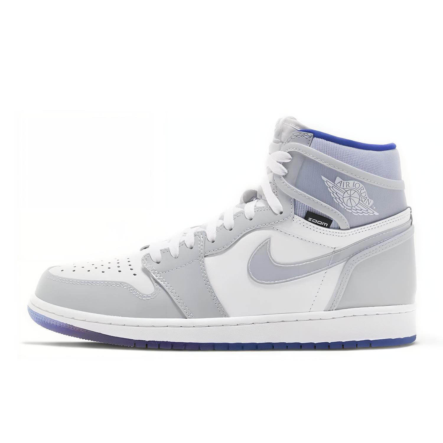 

Jordan 1 Retro High Zoom Белый Голубой 45.5
