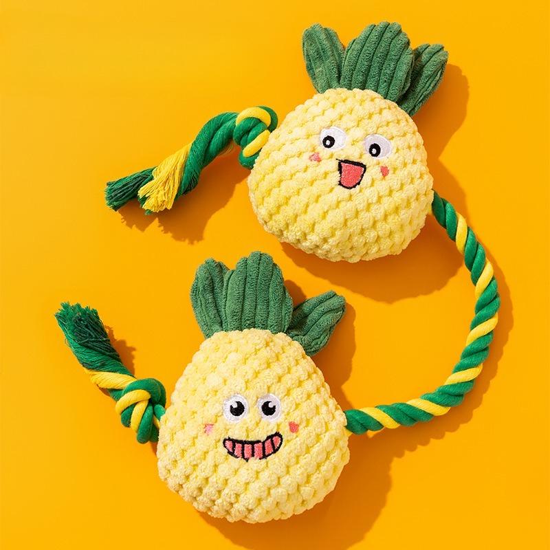 Dogs Tooth Chew Toy Indestructible Bite Resistant Small Medium Dog Chew Squeak Toy Interactive Plush Toy Pet Products