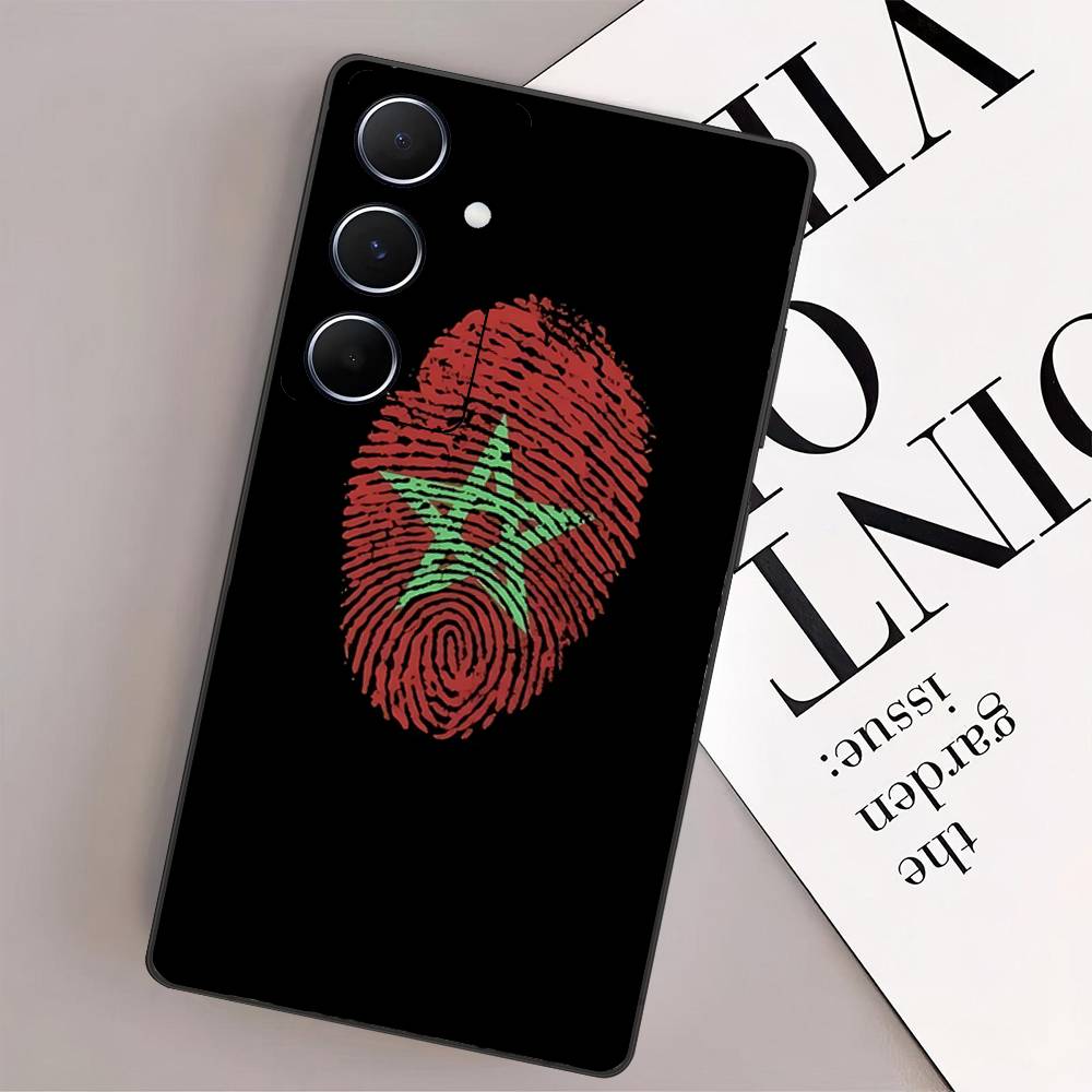 Morocco Map Flag Phone Case For Samsung A 52 53 21 32 13 12 71 31 51 40 72 73 70 22 42 50 30 20 21 Shell