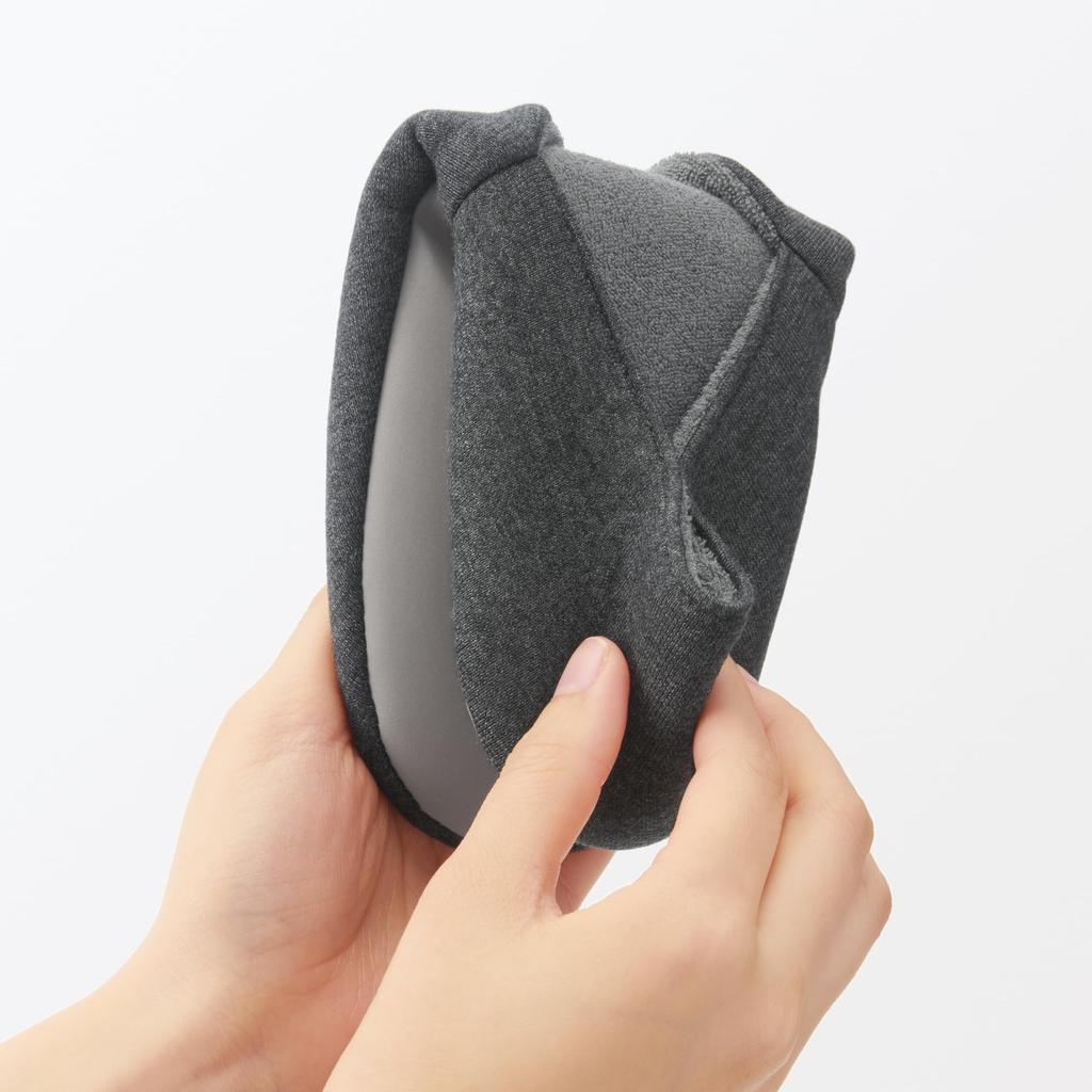 MUJI Bavlněná směs Džersej Přenosný Do pokoje Tmavá Velikost M 84731709 Boty, Šedá, (Velikosti 22-24,5 cm),